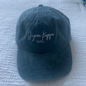 NEW Sigma Kappa denim hat